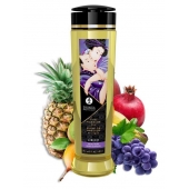 Массажное масло Libido Exotic Fruits с ароматом экзотических фруктов - 240 мл. - Shunga - купить с доставкой в Челябинске