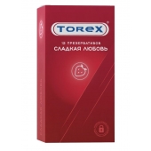Презервативы Torex  Сладкая любовь  с ароматом клубники - 12 шт. - Torex - купить с доставкой в Челябинске