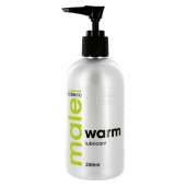 Лубрикант с согревающим эффектом MALE Cobeco Warm Lubricant - 250 мл. - Cobeco - купить с доставкой в Челябинске