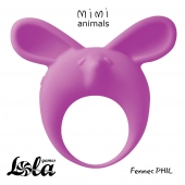 Фиолетовое эрекционное кольцо Fennec Phil - Lola Games - в Челябинске купить с доставкой