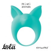 Зеленое эрекционное кольцо Kitten Kyle - Lola Games - в Челябинске купить с доставкой