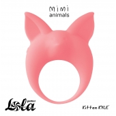 Оранжевое эрекционное кольцо Kitten Kyle - Lola Games - в Челябинске купить с доставкой