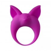 Фиолетовое эрекционное кольцо Kitten Kyle - Lola Games - в Челябинске купить с доставкой