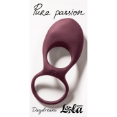 Бордовое эрекционное виброкольцо Daydream - Lola Games - в Челябинске купить с доставкой
