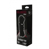 Черная веревка для шибари DELUXE BONDAGE ROPE - 5 м. - Dream Toys - купить с доставкой в Челябинске