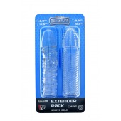 Комплект из 2 прозрачных насадок на пенис PENIS EXTENDER PACK - Dream Toys - в Челябинске купить с доставкой
