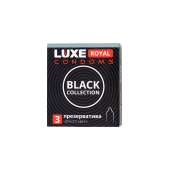 Черные презервативы LUXE Royal Black Collection - 3 шт. - Luxe - купить с доставкой в Челябинске