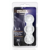 Прозрачный фигурный мастурбатор Master Stroker - Blush Novelties - в Челябинске купить с доставкой