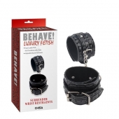 Черные наручники Surrender Wrist Restraints - Chisa - купить с доставкой в Челябинске