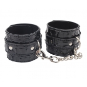 Черные наручники Surrender Wrist Restraints - Chisa - купить с доставкой в Челябинске