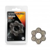 Дымчатое эрекционное кольцо Stay Hard Thick Bead Cock Ring - Blush Novelties - в Челябинске купить с доставкой
