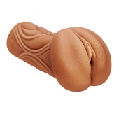 Кофейный мастурбатор-вагина Dumpling - Lola Games - в Челябинске купить с доставкой
