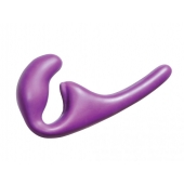 Фиолетовый безремневой страпон Seduction - 20,5 см. - Lola Games - купить с доставкой в Челябинске