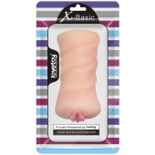 Телесный мастурбатор-вагина X-Basic Pocket Pussy без вибрации - Lovetoy - в Челябинске купить с доставкой