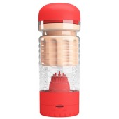 Вибромастурбатор-вагина Emily в красной колбе - Baile - в Челябинске купить с доставкой