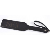 Черная гладкая шлепалка SEX - 35 см. - Sitabella - купить с доставкой в Челябинске