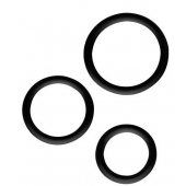 Набор из 3 эрекционных колец SILICONE COCKRINGS - Dream Toys - в Челябинске купить с доставкой