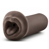 Коричневый мастурбатор-ротик Naughty Nicole - Blush Novelties - в Челябинске купить с доставкой