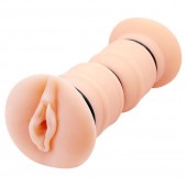 Телесный вибромастурбатор-вагина Michelle - Baile - в Челябинске купить с доставкой