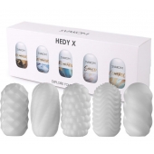 Набор из 5 мастурбаторов Hedy X5 Mixed - Svakom - в Челябинске купить с доставкой