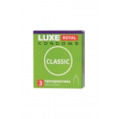Гладкие презервативы LUXE Royal Classic - 3 шт. - Luxe - купить с доставкой в Челябинске