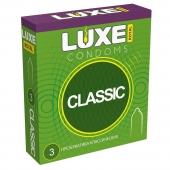 Гладкие презервативы LUXE Royal Classic - 3 шт. - Luxe - купить с доставкой в Челябинске