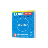 Текстурированные презервативы LUXE Royal Exotica - 3 шт. - Luxe - купить с доставкой в Челябинске