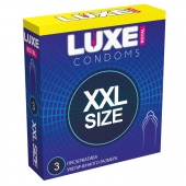 Презервативы увеличенного размера LUXE Royal XXL Size - 3 шт. - Luxe - купить с доставкой в Челябинске