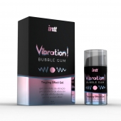 Жидкий интимный гель с эффектом вибрации Vibration! Bubble Gum - 15 мл. - INTT - купить с доставкой в Челябинске