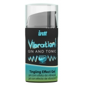 Жидкий интимный гель с эффектом вибрации Vibration! Gin   Tonic - 15 мл. - INTT - купить с доставкой в Челябинске