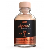 Массажный гель с согревающим эффектом Aperol - 30 мл. - INTT - купить с доставкой в Челябинске