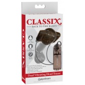 Дымчатый вибростимулятор головки пениса Dual Vibrating Head Teaser - Pipedream - в Челябинске купить с доставкой