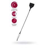 Черный гладкий стек с тонкой ручкой - 48 см. - ToyFa - купить с доставкой в Челябинске