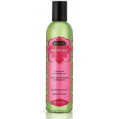 Массажное масло Naturals Strawberry Dreams с ароматом клубники - 236 мл. - Kama Sutra - купить с доставкой в Челябинске