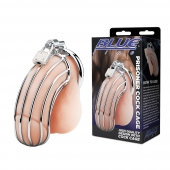 Металлическая клетка Prisoner Cock Сage с замком - BlueLine - купить с доставкой в Челябинске