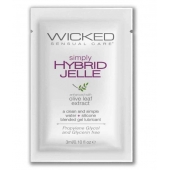 Гель-лубрикант на водно-силиконовой основе Simply Hybrid Jelle - 3 мл. - Wicked - купить с доставкой в Челябинске