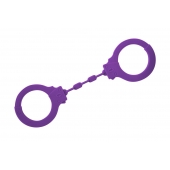 Фиолетовые силиконовые поножи Limitation - Lola Games - купить с доставкой в Челябинске