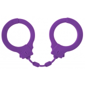 Фиолетовые силиконовые поножи Limitation - Lola Games - купить с доставкой в Челябинске