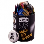 Текстурированные презервативы в кейсе MAXUS So Much Sex - 100 шт. - Maxus - купить с доставкой в Челябинске