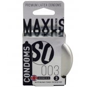 Экстремально тонкие презервативы в железном кейсе MAXUS Extreme Thin - 3 шт. - Maxus - купить с доставкой в Челябинске