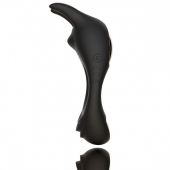 Черное эрекционное кольцо с двумя моторами Zeus Dual Vibe Cock Ring - FeelzToys - в Челябинске купить с доставкой