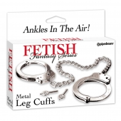 Металлические наручники Metal Leg Cuffs - Pipedream - купить с доставкой в Челябинске