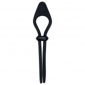 Черное эрекционное лассо с вибропулей Black Tie Affair - Zero Tolerance - в Челябинске купить с доставкой