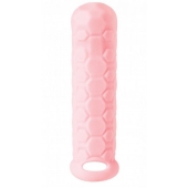 Розовый фаллоудлинитель Homme Long - 15,5 см. - Lola Games - в Челябинске купить с доставкой