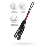 Черно-красный флоггер Anonymo - 45 см. - ToyFa - купить с доставкой в Челябинске