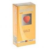 Презервативы Masculan Ultra Gold с золотым напылением и ароматом ванили - 10 шт. - Masculan - купить с доставкой в Челябинске