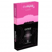 Презервативы с точками и рёбрышками DOMINO Classic Extase - 6 шт. - Domino - купить с доставкой в Челябинске