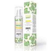 Разогревающее массажное масло Gourmet Spearmint Organic с органическими ингредиентами - 50 мл. - Exsens - купить с доставкой в Челябинске