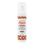 Разогревающее массажное масло Gourmet White Peach Organic с органическими ингредиентами - 50 мл. - Exsens - купить с доставкой в Челябинске