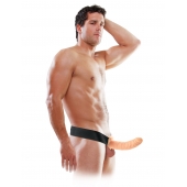 Полый страпон 8  Hollow Strap-On телесного цвета - 19 см. - Pipedream - купить с доставкой в Челябинске